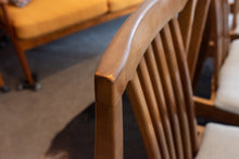 Load image into Gallery viewer, Vintage Walnut Dining Chairs by Honderich - Set of Six
