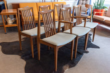Load image into Gallery viewer, Vintage Walnut Dining Chairs by Honderich - Set of Six
