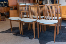 Load image into Gallery viewer, Vintage Walnut Dining Chairs by Honderich - Set of Six
