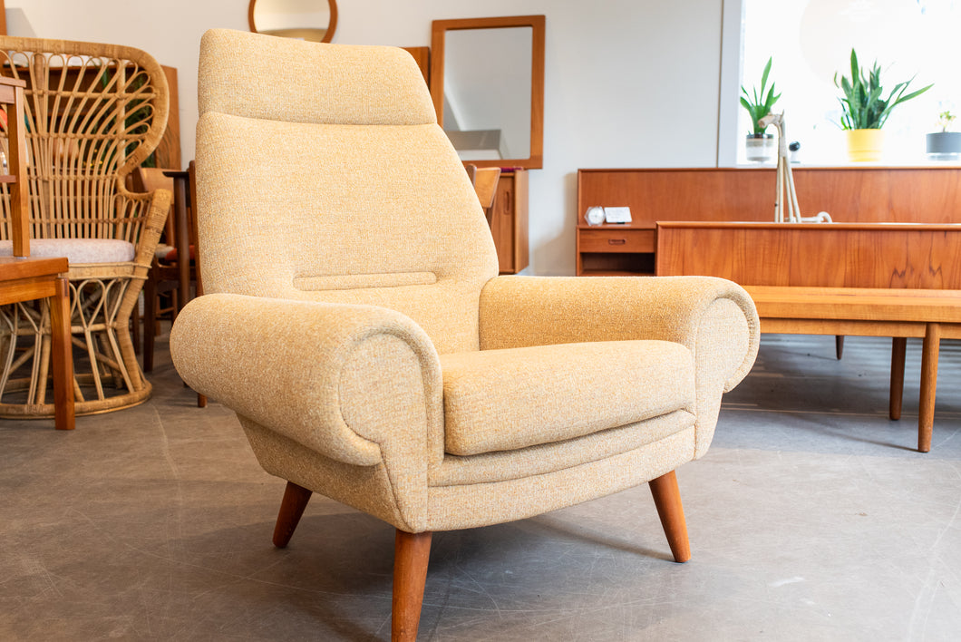 Vintage Danish Lounge Chair by Kurt Østervig