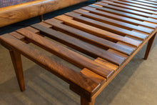 Load image into Gallery viewer, Restored Walnut Bench/Low Coffee Table

