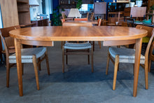 Load image into Gallery viewer, Restored Teak Vejle Stole Mobelfabrik Table with Two Leaves
