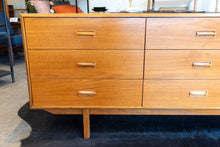 Load image into Gallery viewer, Restored Vintage Teak Nine Drawer Dresser
