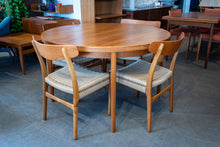 Load image into Gallery viewer, Restored Teak Vejle Stole Mobelfabrik Table with Two Leaves
