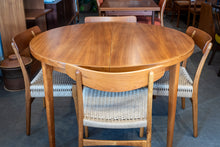 Load image into Gallery viewer, Restored Teak Vejle Stole Mobelfabrik Table with Two Leaves
