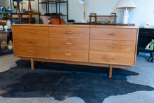 Load image into Gallery viewer, Restored Vintage Teak Nine Drawer Dresser
