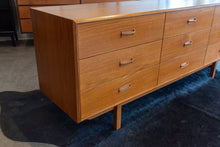 Load image into Gallery viewer, Restored Vintage Teak Nine Drawer Dresser
