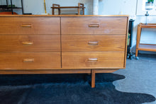 Load image into Gallery viewer, Restored Vintage Teak Nine Drawer Dresser
