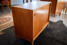 Load image into Gallery viewer, Vintage Teak Record Cabinet / Display Cabinet with Shelves
