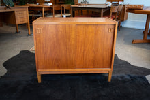 Load image into Gallery viewer, Vintage Teak Record Cabinet / Display Cabinet with Shelves
