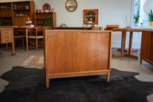 Load image into Gallery viewer, Vintage Teak Record Cabinet / Display Cabinet with Shelves
