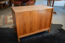 Load image into Gallery viewer, Vintage Teak Record Cabinet / Display Cabinet with Shelves
