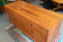 Load image into Gallery viewer, Vintage Teak Six Drawer Dresser
