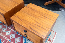 Load image into Gallery viewer, Vintage RS Associates Teak Night Stand Pair
