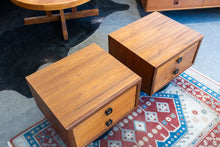 Load image into Gallery viewer, Vintage RS Associates Teak Night Stand Pair
