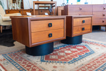 Load image into Gallery viewer, Vintage RS Associates Teak Night Stand Pair
