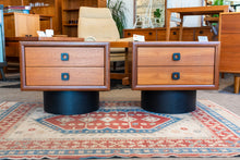Load image into Gallery viewer, Vintage RS Associates Teak Night Stand Pair
