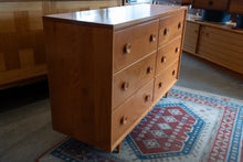 Load image into Gallery viewer, Vintage Six Drawer Low Dresser
