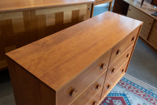 Load image into Gallery viewer, Vintage Six Drawer Low Dresser
