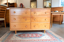 Load image into Gallery viewer, Vintage Six Drawer Low Dresser
