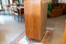 Load image into Gallery viewer, Vintage Teak Six Drawer Tall Boy Dresser
