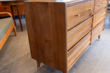 Load image into Gallery viewer, Restored Solid Birch Six Drawer Dresser
