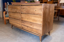 Load image into Gallery viewer, Restored Solid Birch Six Drawer Dresser
