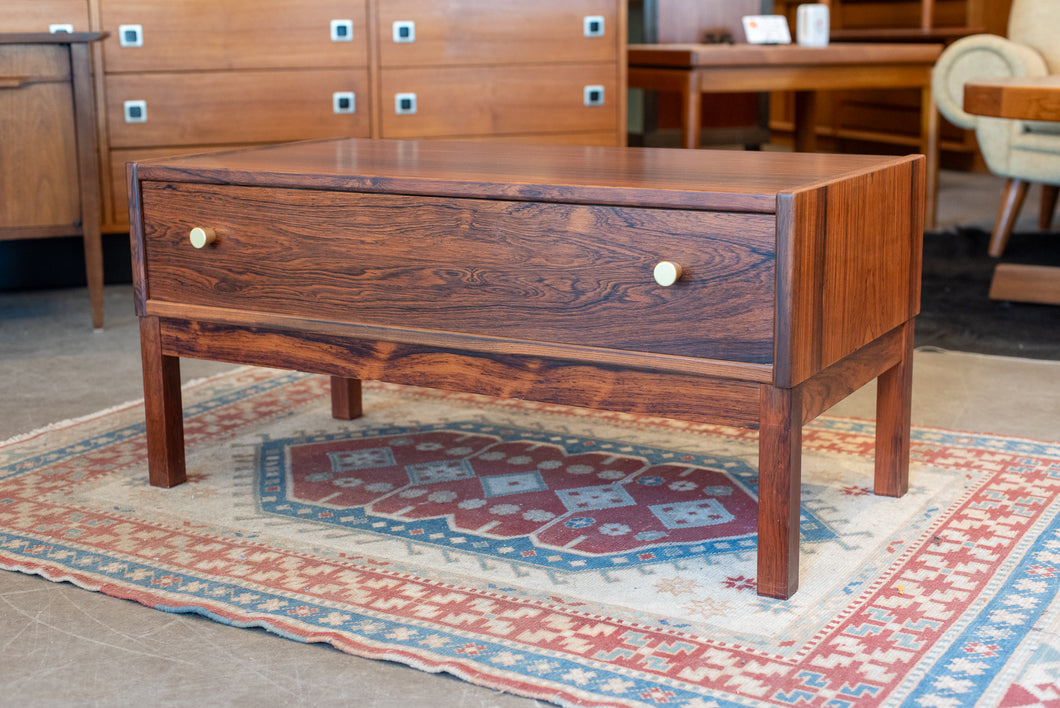 Vintage Brazilian Rosewood Low Cabinet