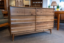 Load image into Gallery viewer, Restored Solid Birch Six Drawer Dresser
