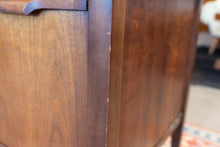 Load image into Gallery viewer, Vintage Walnut Record Cabinet
