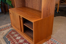 Load image into Gallery viewer, On Hold - Vintage Teak Cabinet with Bookshelf Topper
