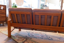 Load image into Gallery viewer, Vintage Teak Three Seater Sofa
