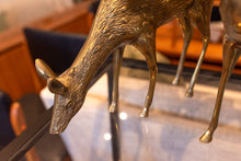 Load image into Gallery viewer, Vintage Brass Deer Pair
