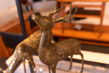 Load image into Gallery viewer, Vintage Brass Deer Pair
