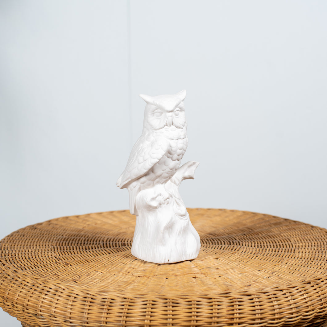 Ceramic Owl on Perch