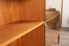 Load image into Gallery viewer, Vintage Teak Curio Cabinet
