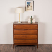 Load image into Gallery viewer, Vintage Walnut Tallboy Dresser
