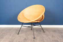 Load image into Gallery viewer, Vintage Rattan Clam Shell  Chair - Set of Two

