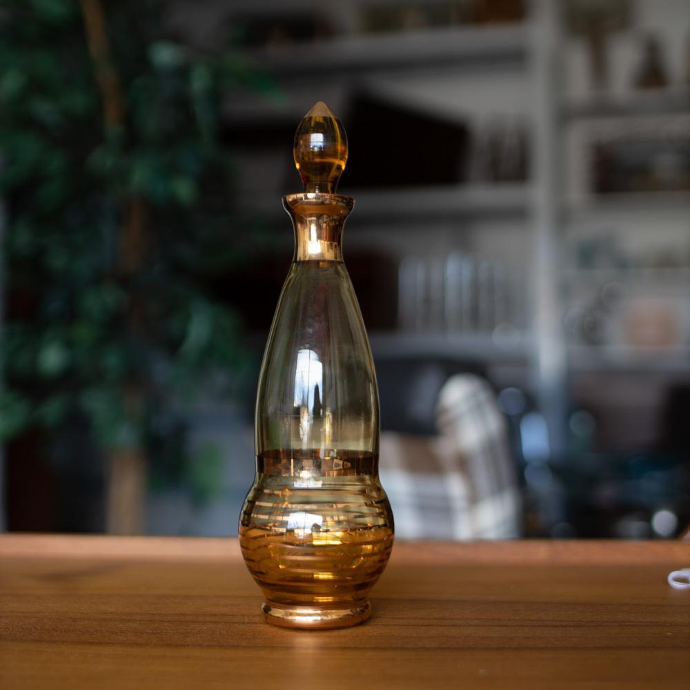 Amber and Gold Decanter