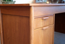 Load image into Gallery viewer, Vintage Drop Leaf Teak Desk

