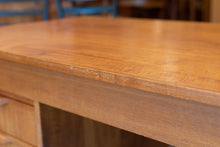 Load image into Gallery viewer, Vintage Drop Leaf Teak Desk
