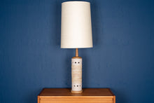 Load image into Gallery viewer, Vintage Teak and Ceramic Table Lamp
