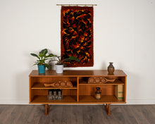 Load image into Gallery viewer, Vintage Teak Bookshelf / Cabinet with Glass Doors
