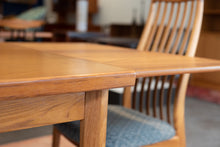 Load image into Gallery viewer, Vintage Large Danish Teak Draw Leaf Table
