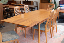 Load image into Gallery viewer, Vintage Large Danish Teak Draw Leaf Table

