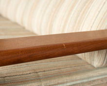 Load image into Gallery viewer, Vintage Teak Love Seat with Slat Back
