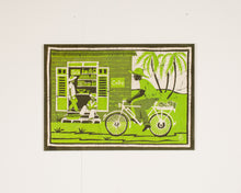 Load image into Gallery viewer, Green Bicycle Coke Print
