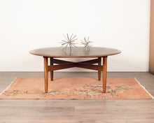Load image into Gallery viewer, Vintage Solid Afromosia Round Coffee Table by Jan Kuypers for Imperial
