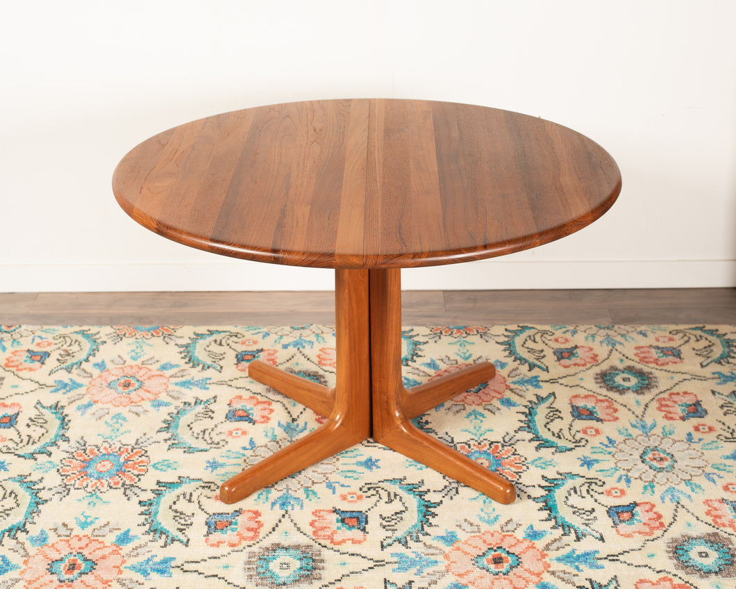 Vintage Expandable Solid Teak Dining Table