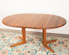 Load image into Gallery viewer, Vintage Expandable Solid Teak Dining Table
